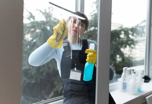Nettoyage de vitres intérieures et extérieures à Domptail